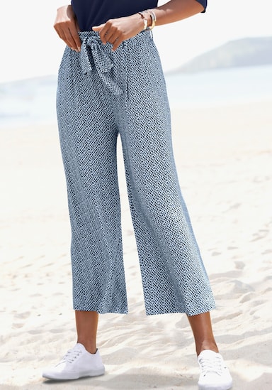LASCANA Culotte - blau bedruckt