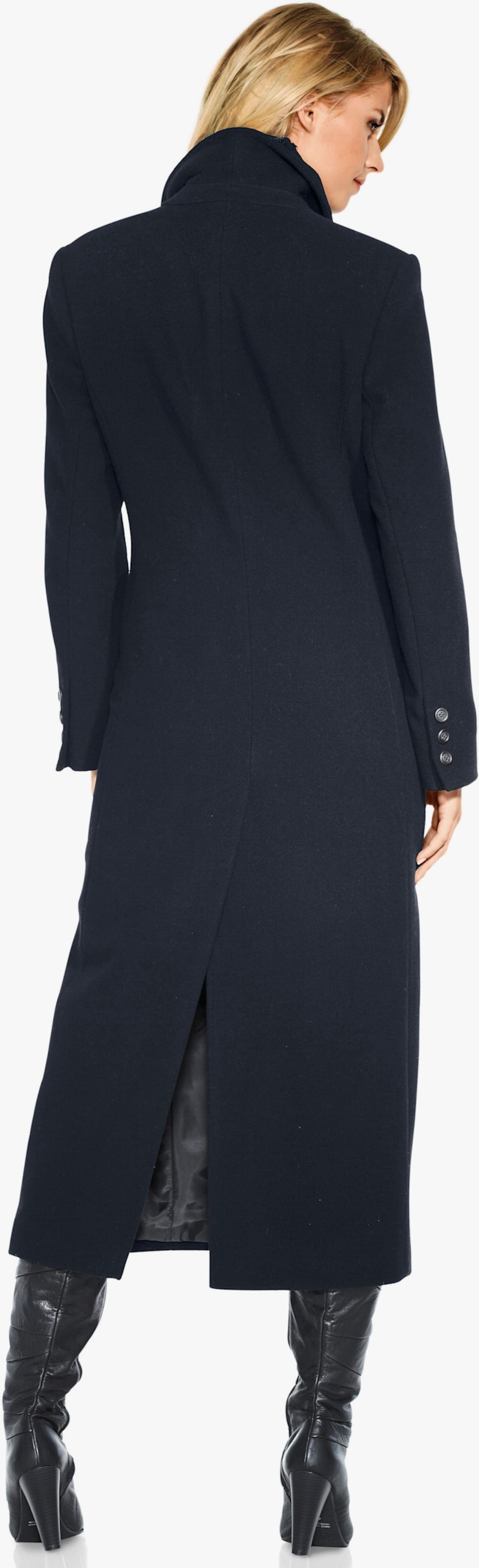 heine Manteau coupe longue - marine