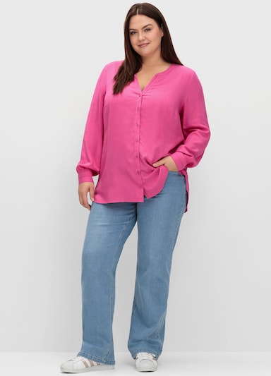 sheego Longbluse - fuchsia