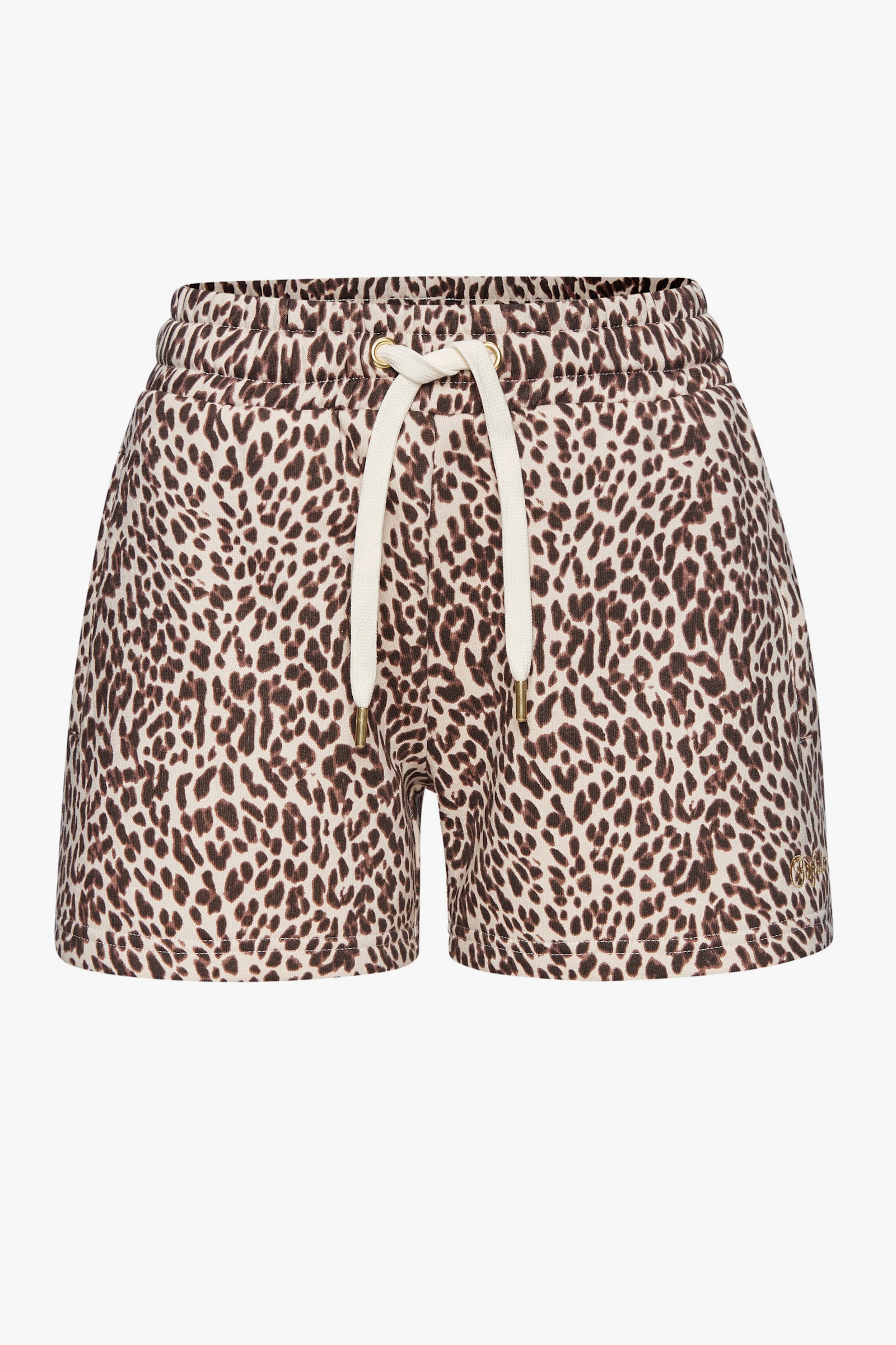 Buffalo Short en matière sweat - beige léopard