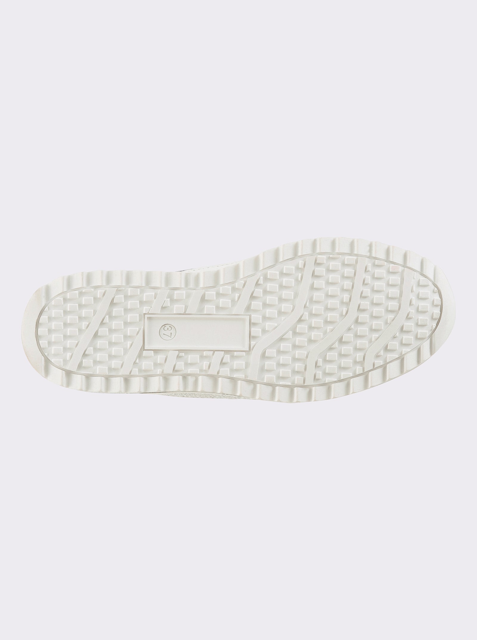 heine Sneaker mit Keilabsatz - weiß-schwarz