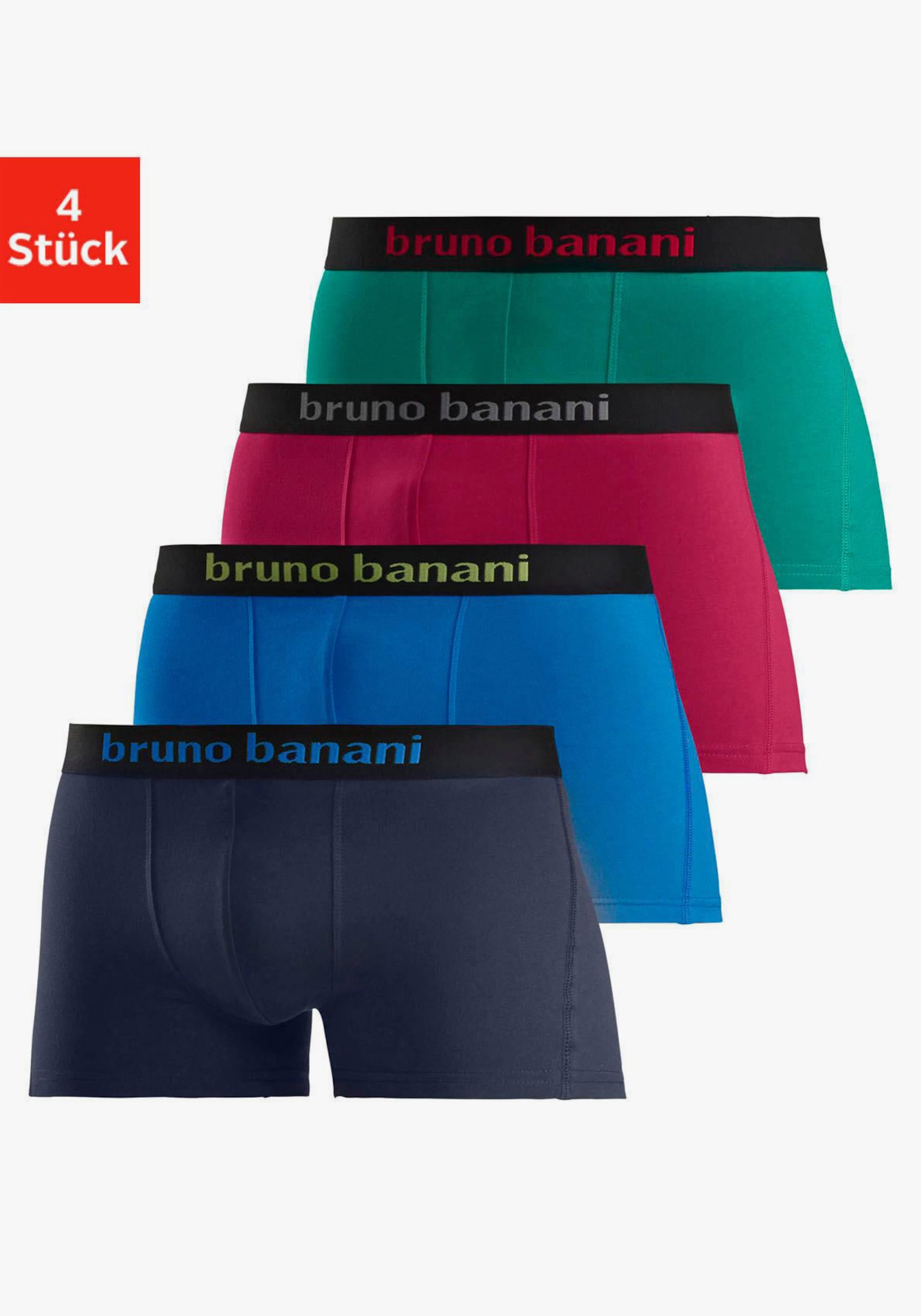 Bruno Banani Boxer - marine, blau, rot, grün