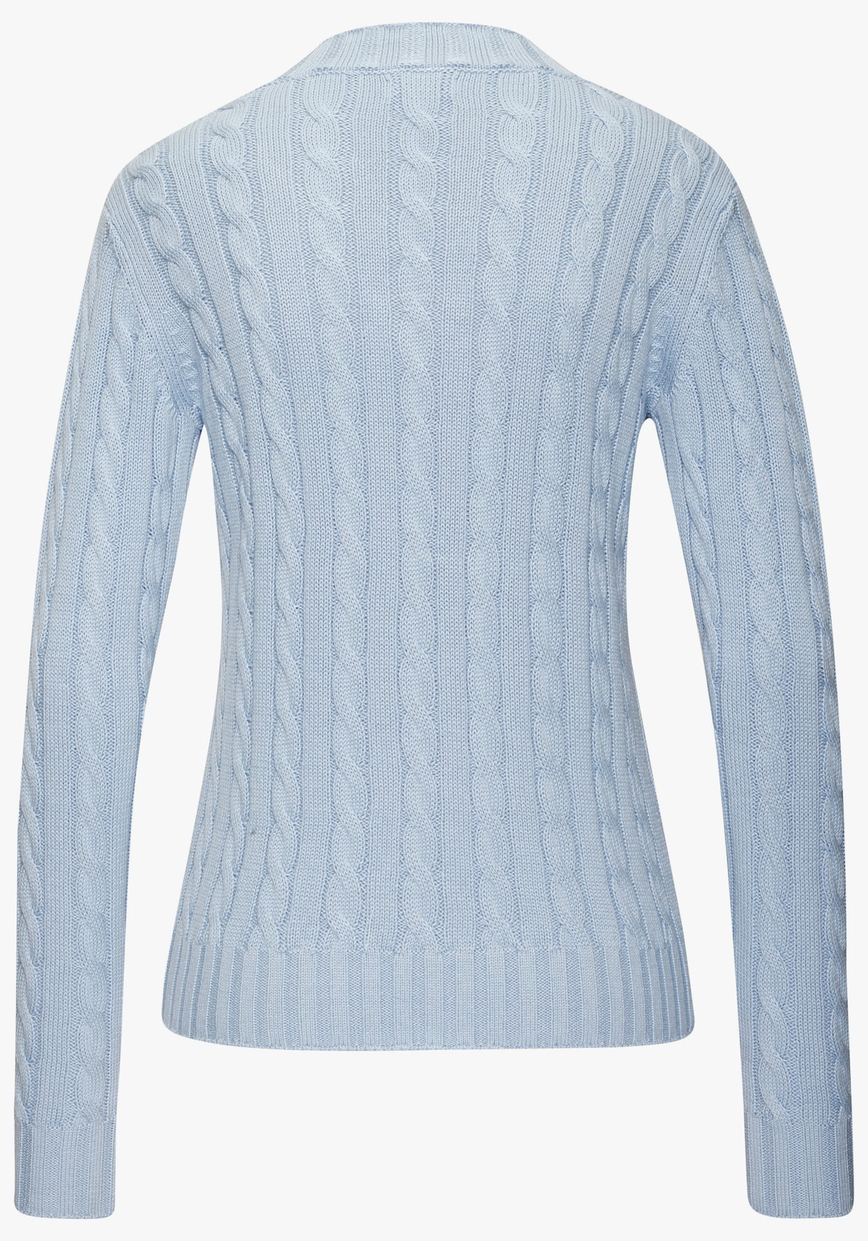 LASCANA Pull à encolure en V - bleu clair