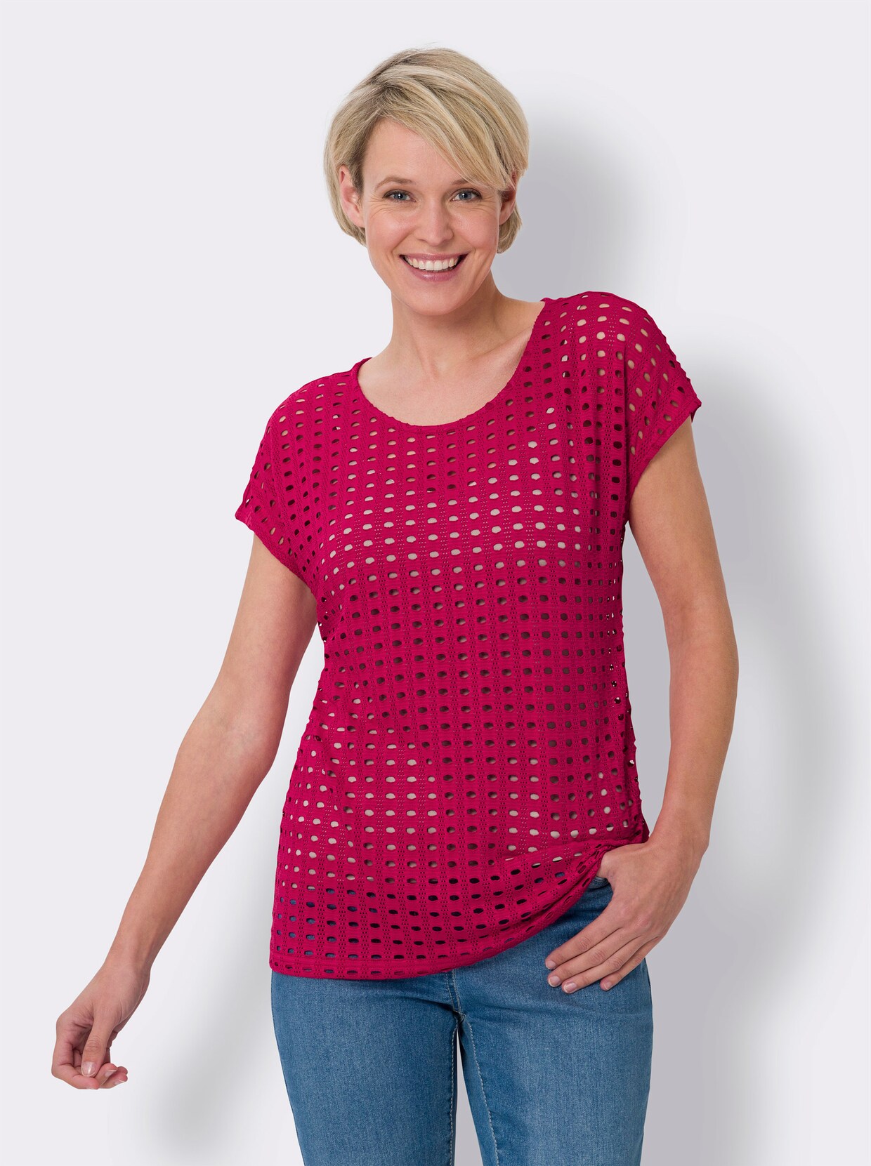 Shirt met korte mouwen - pink