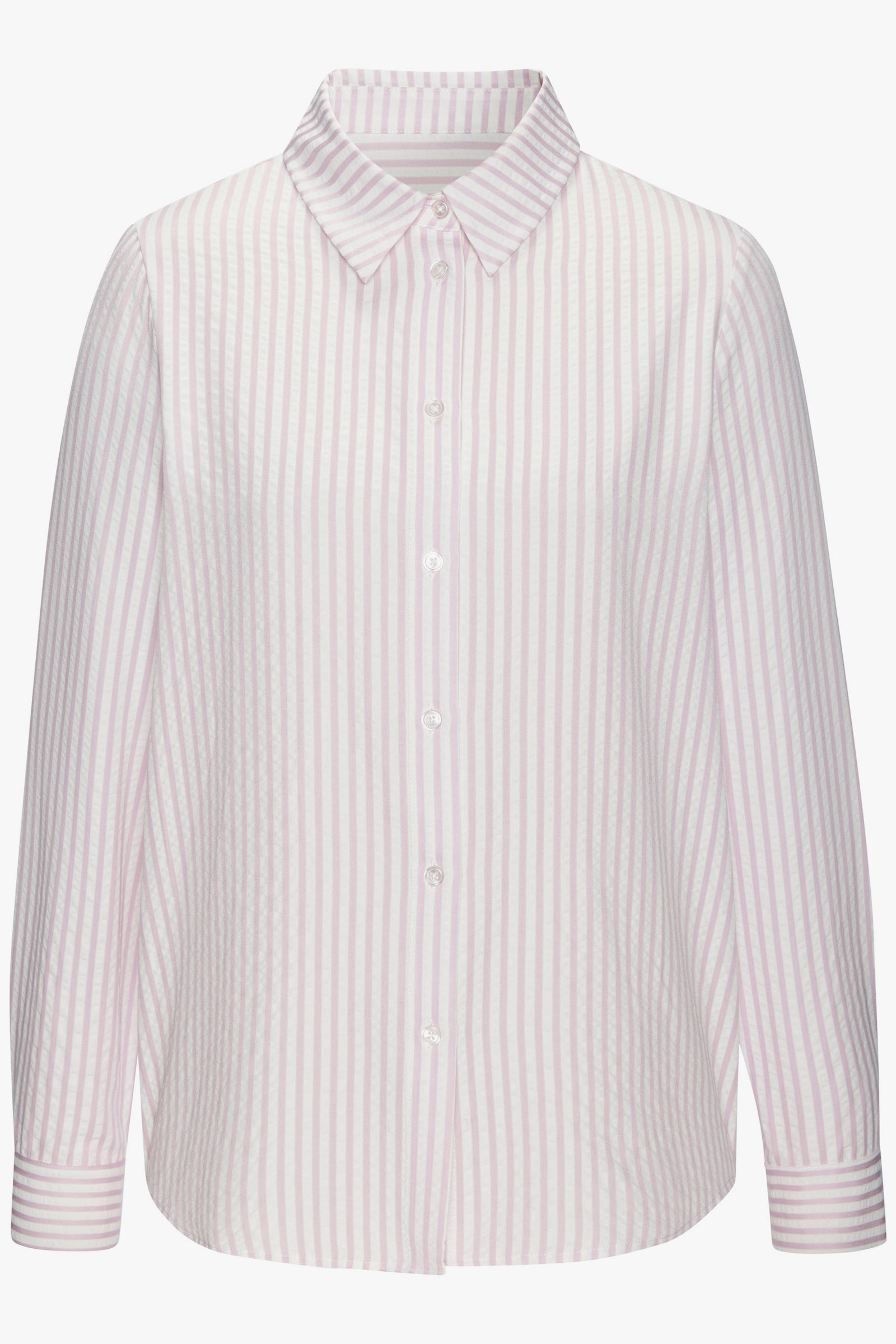 Vivance Hemdbluse - creme-rose gestreift