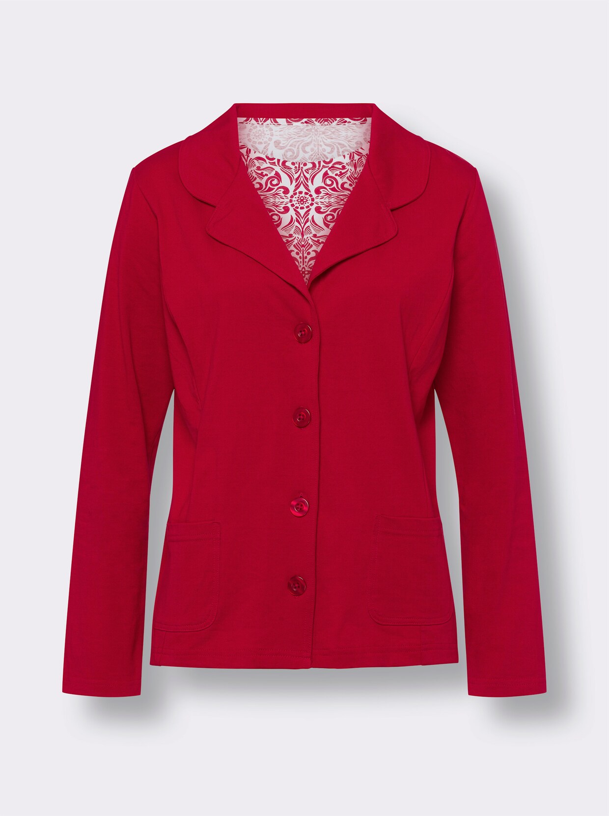 Shirt-twinset - rood + wit/rood bedrukt