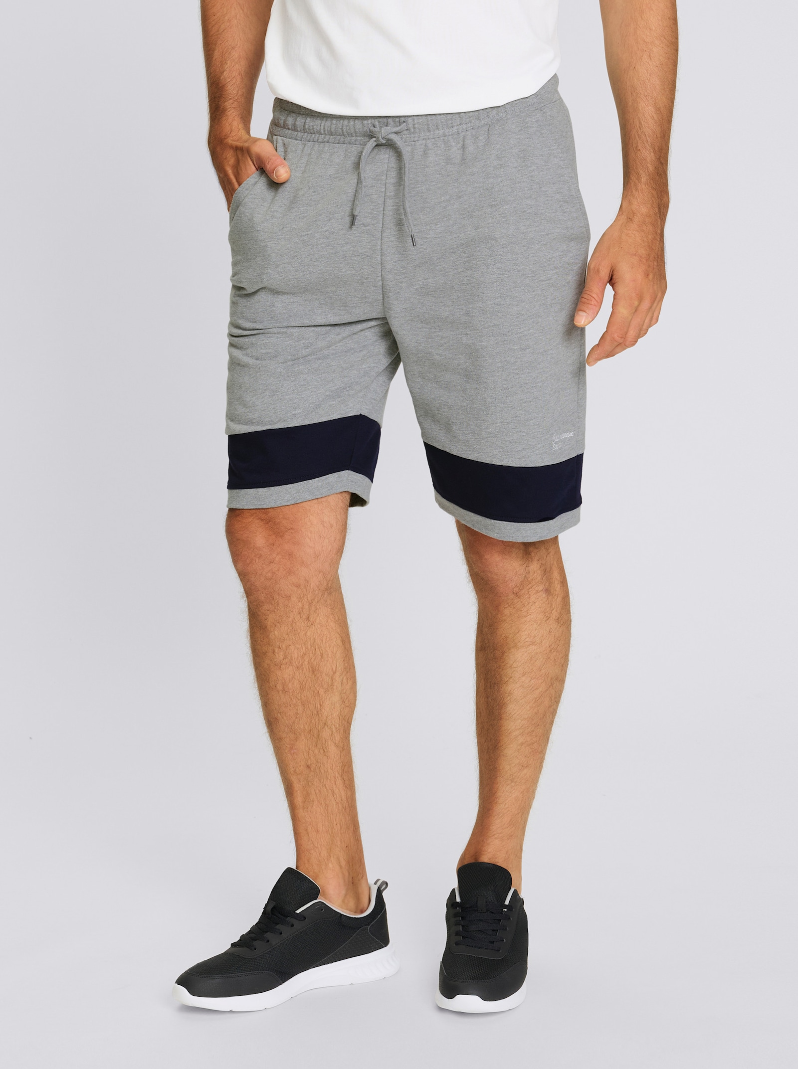 Catamaran Sports Freizeithose mit weitenregulierbarem Bund - grau-meliert