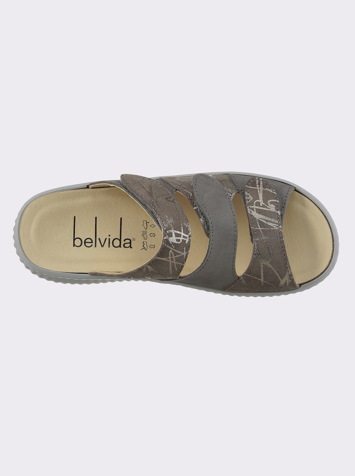Belvida Pantolette - dunkeltaupe