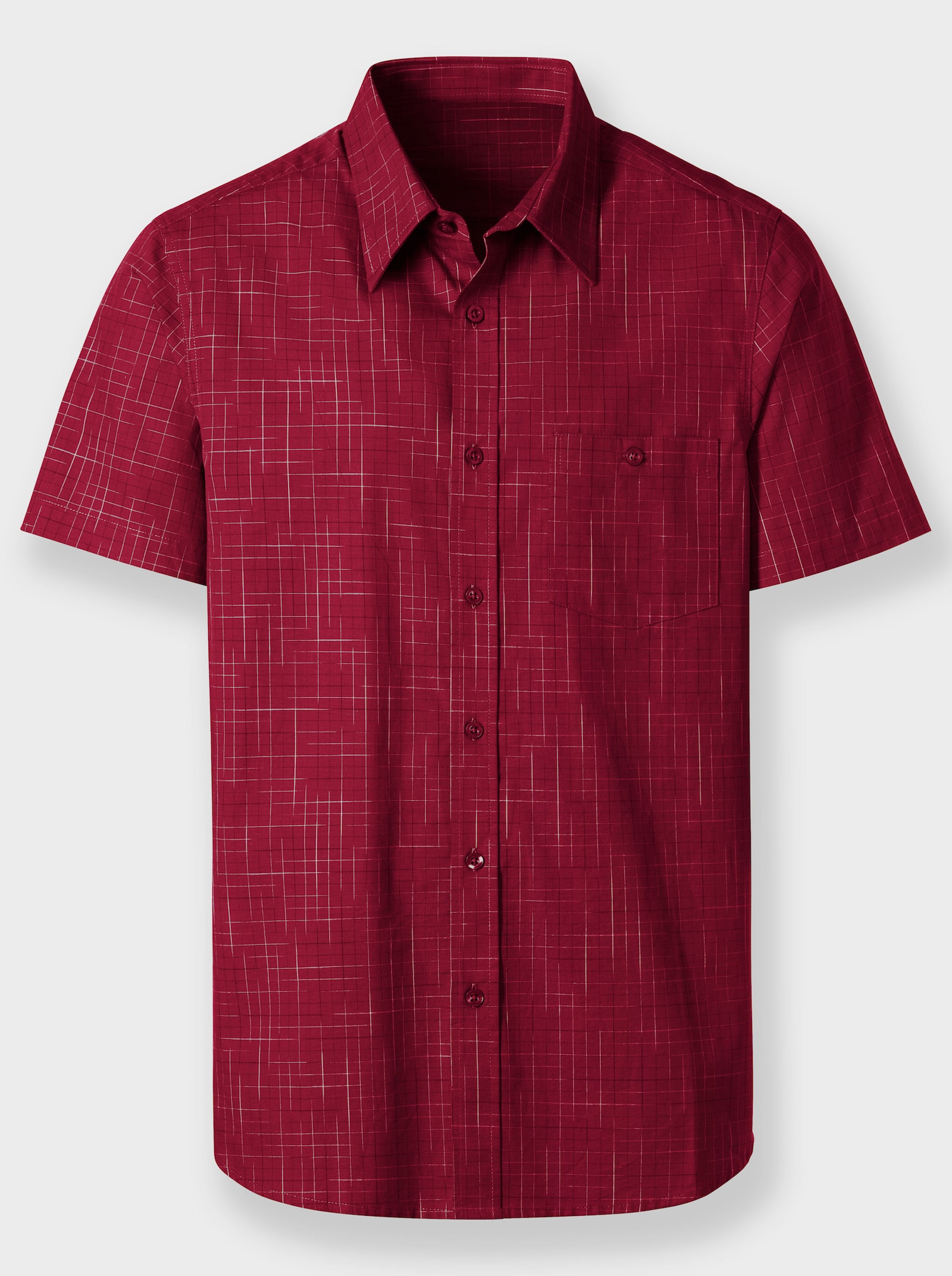 Catamaran Kurzarm-Hemd - kirsche