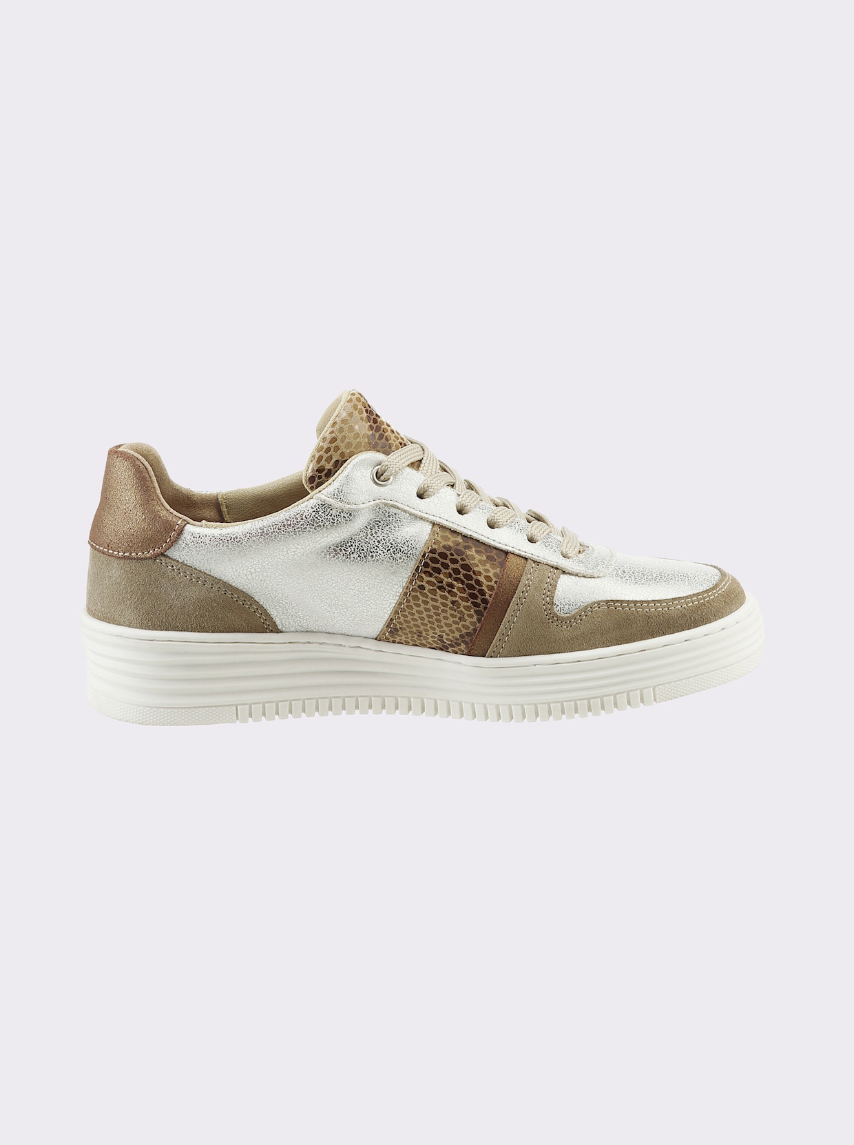 heine Sneaker - taupe-silberfarben