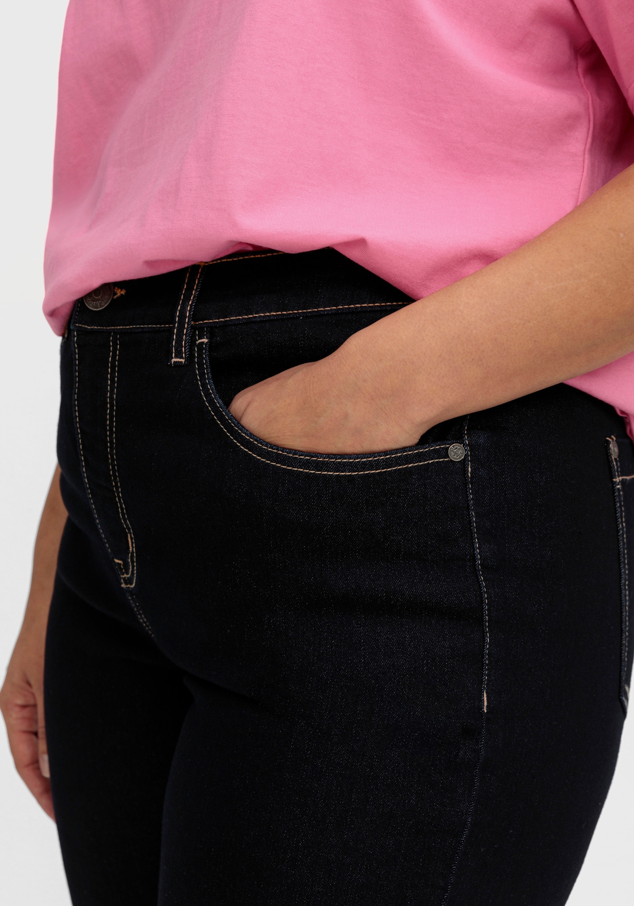sheego Jeans - blue black denim