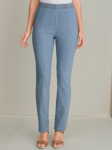Stretch-Jeans - blue-bleached