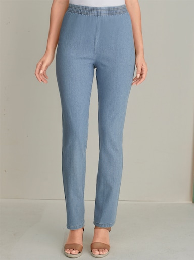 Stretch jeans - blue-bleached