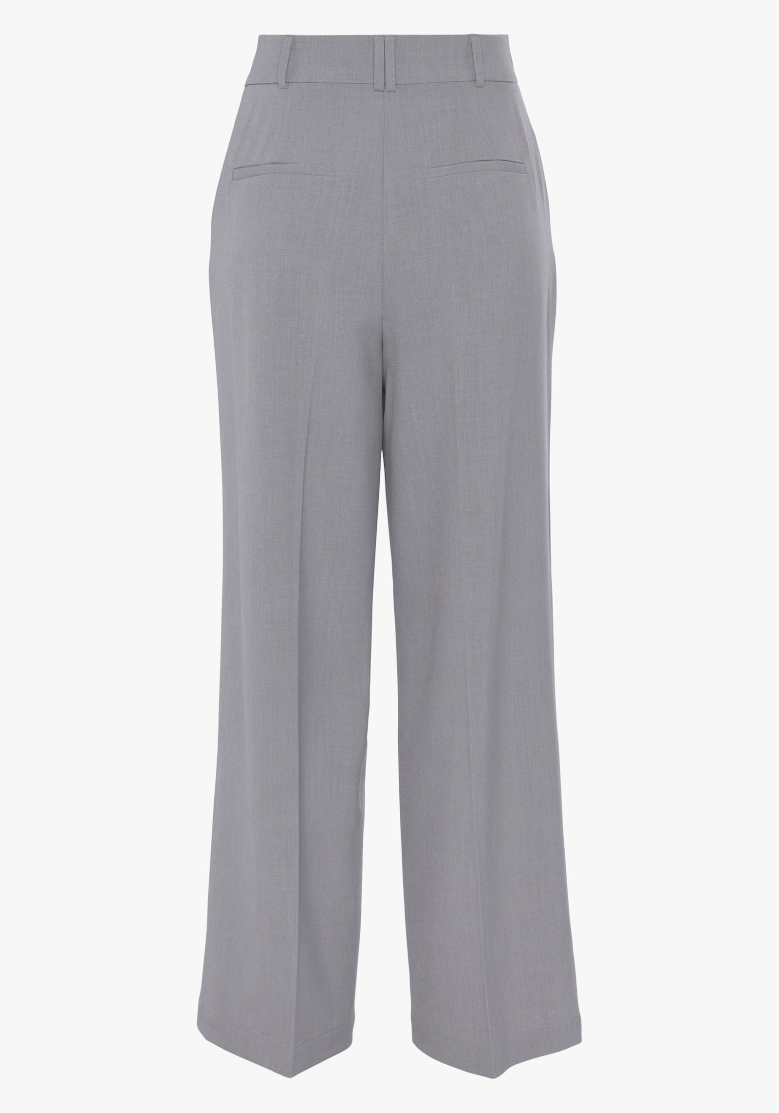 LASCANA palazzo-broek - grijs gemêleerd