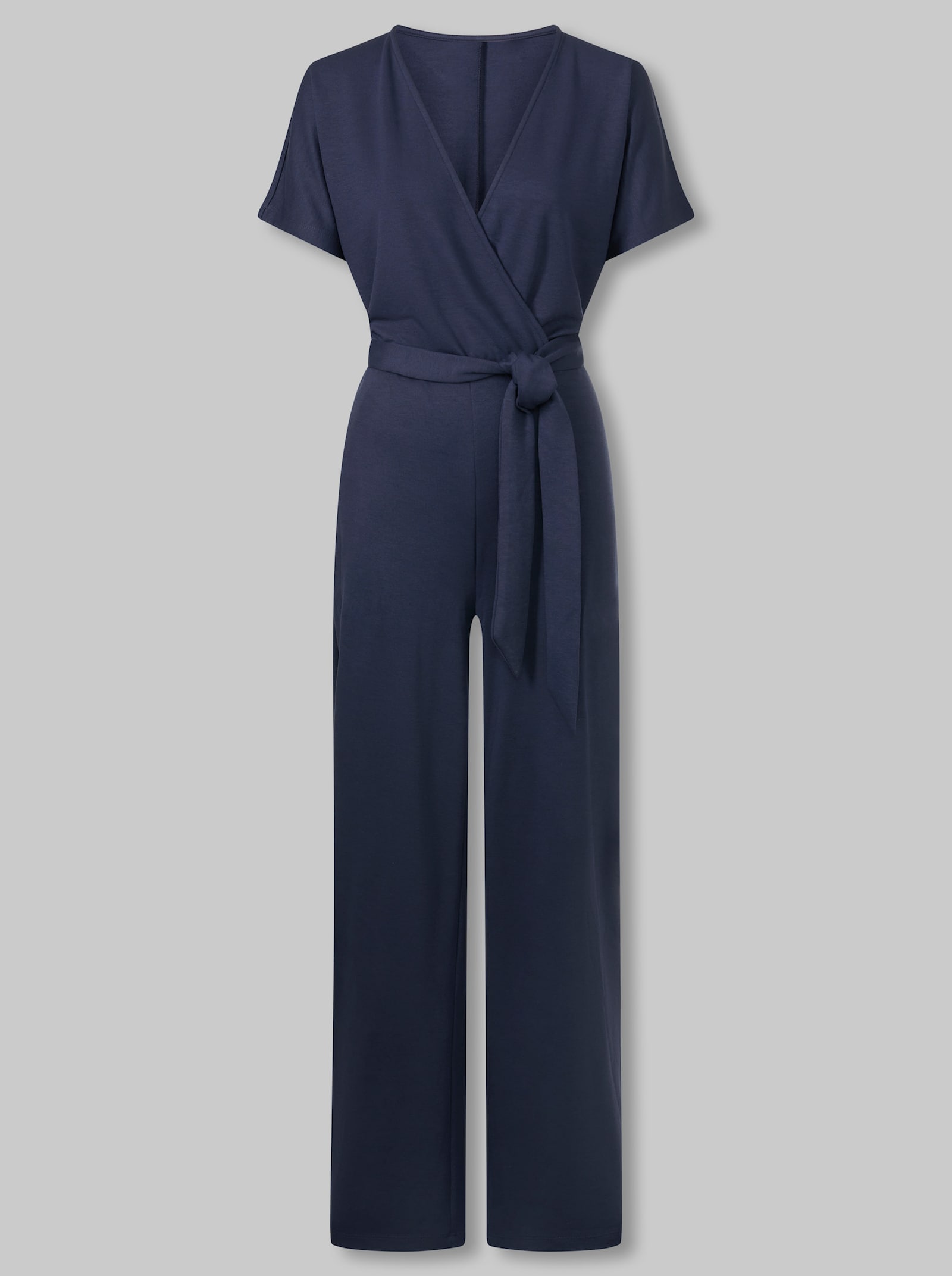 heine Jumpsuit in Wickel-Optik - marine