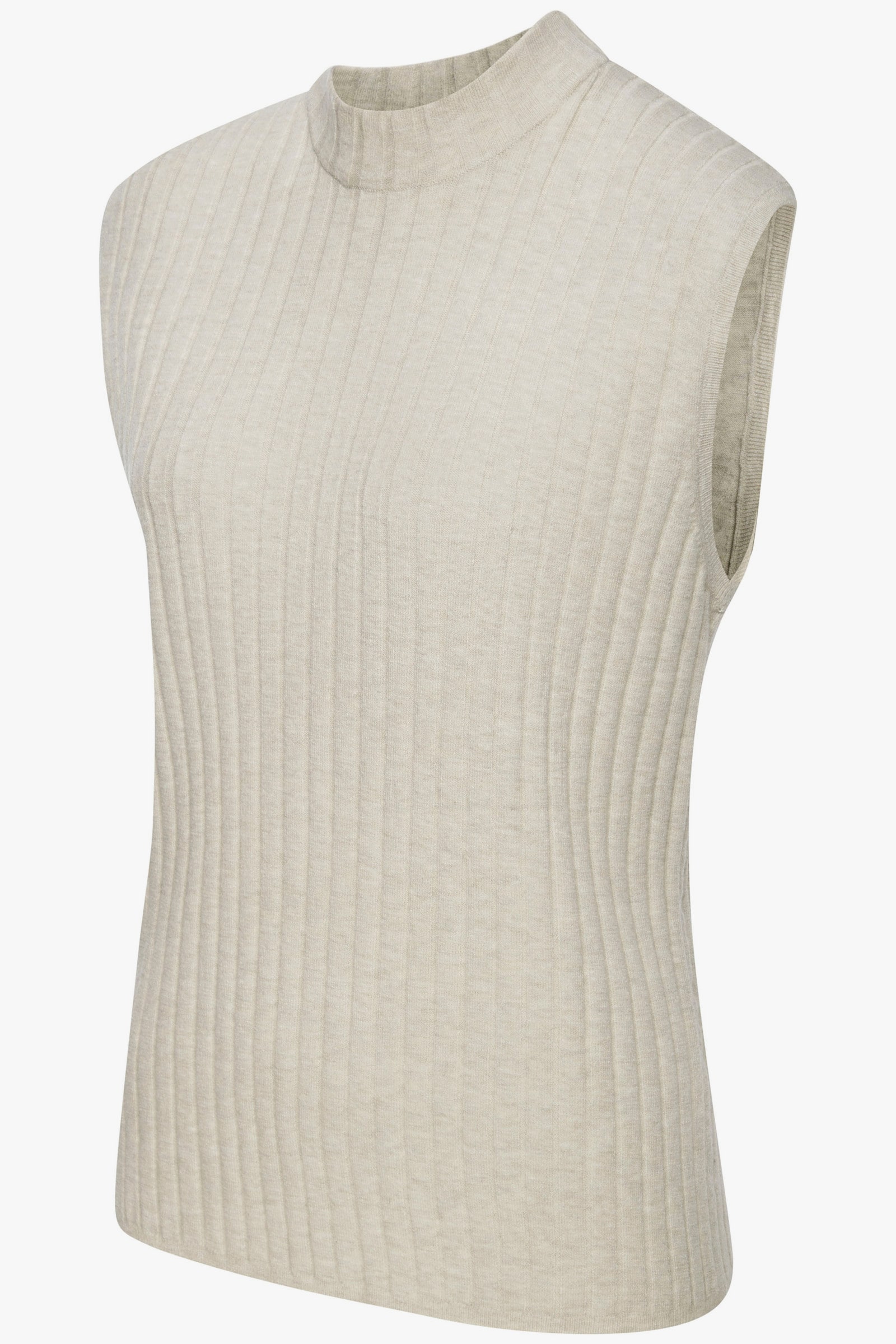 French Connection Tricottop - lichtgrijs gemêleerd