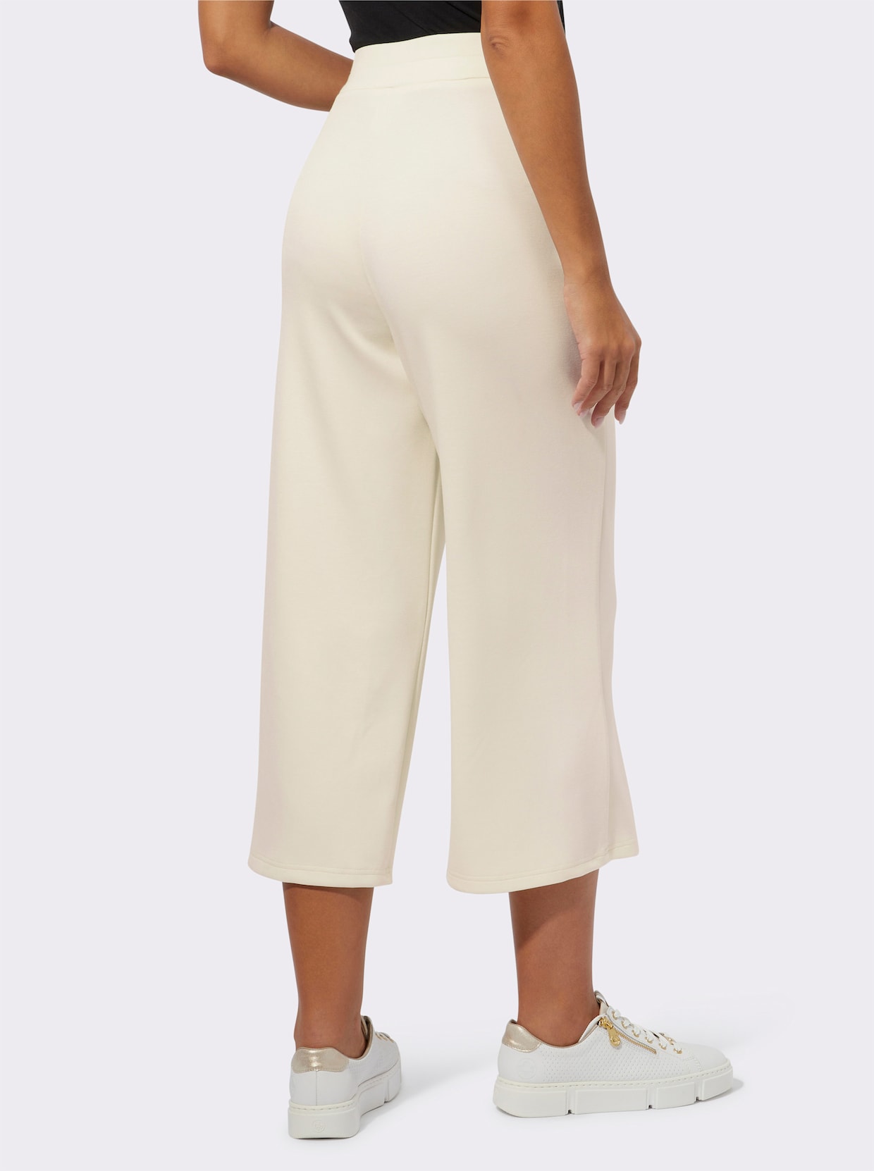 Pantalon large - couleur ivoire
