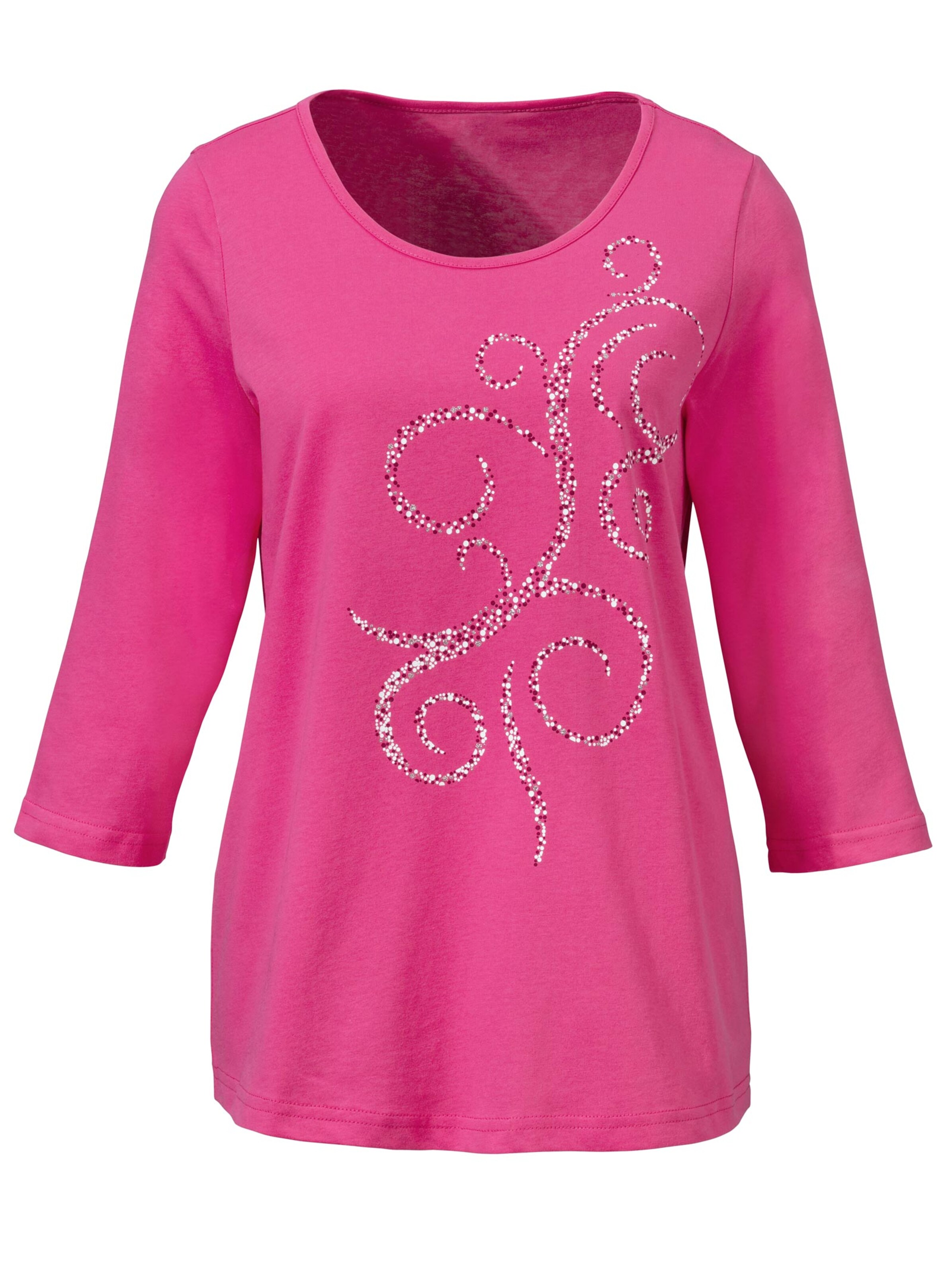 Freizeitshirt - pink-bedruckt