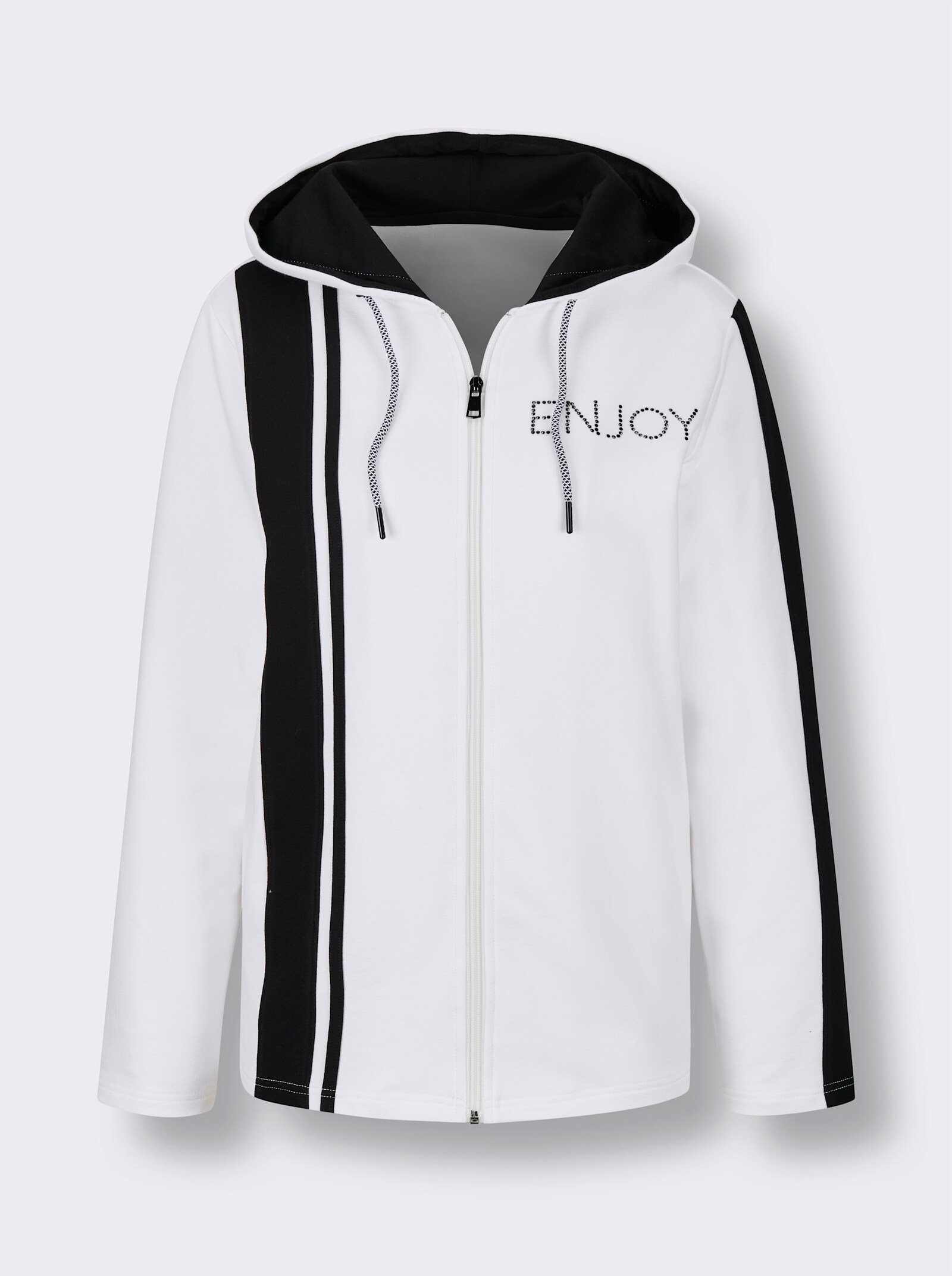 feel good Jacke - ecru-schwarz