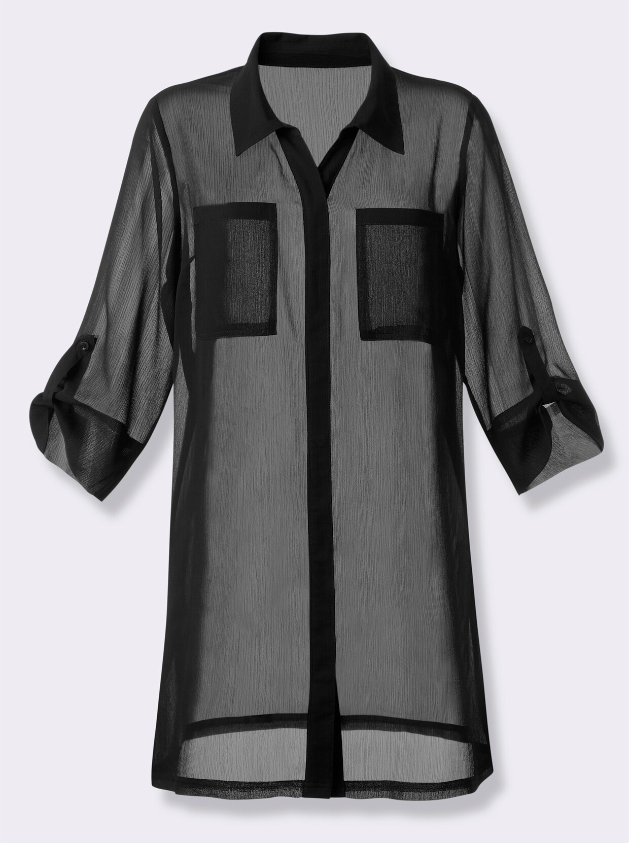 feel good Strandbluse - schwarz