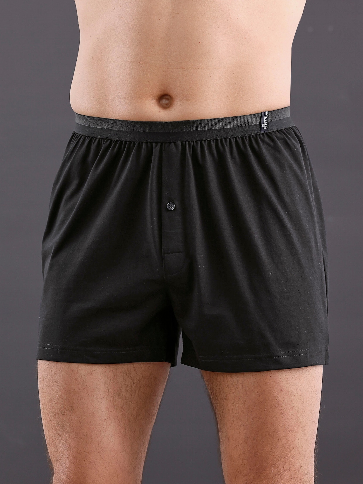 KINGsCLUB Boxershorts - zwart + grijs gemêleerd + marine