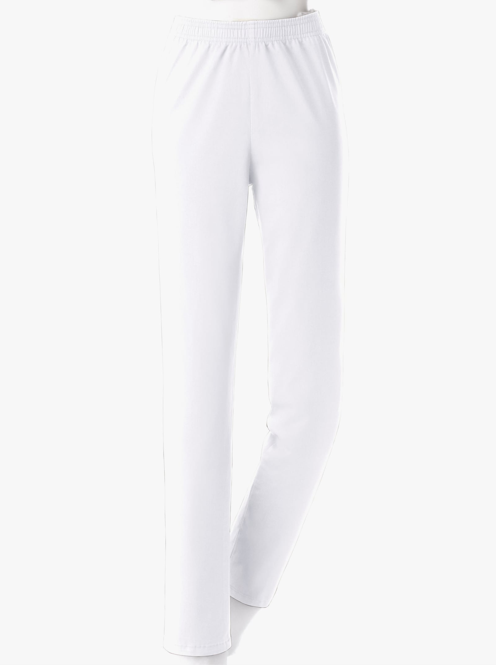 Gerade Jeans in weicher Twill-Qualität - weiß