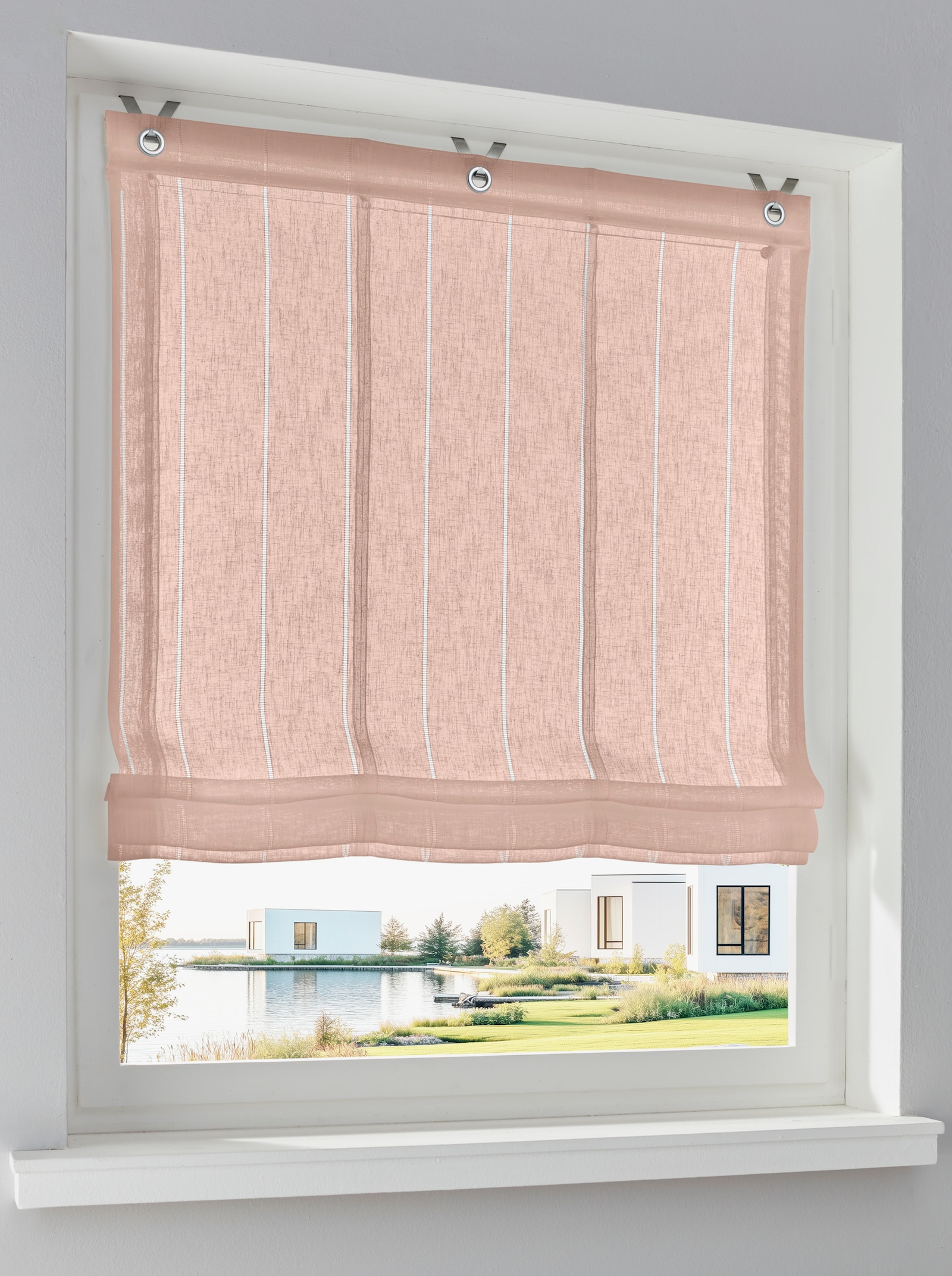 heine home Raffrollo - lachs