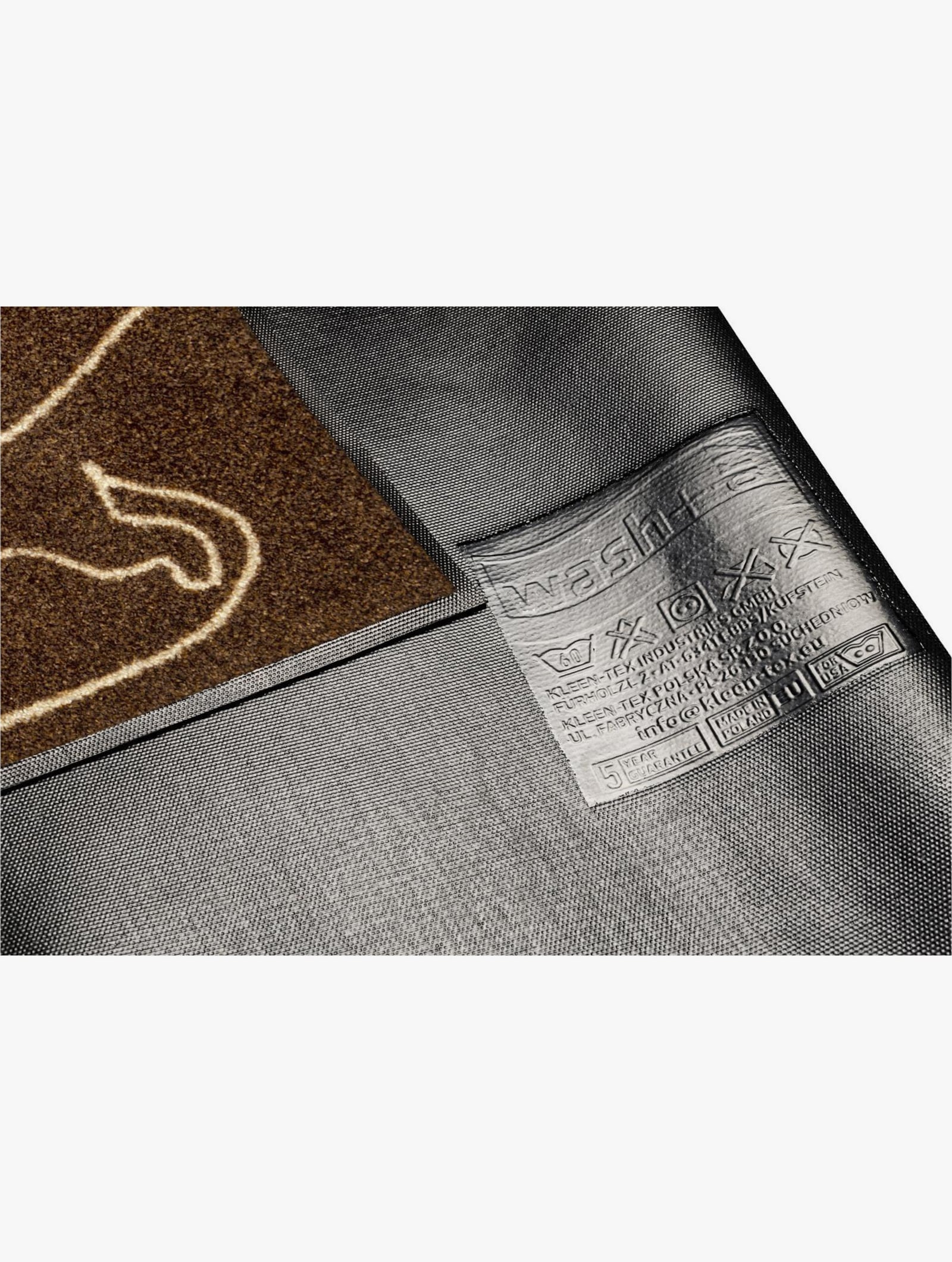 wash+dry by Kleen-Tex Fußmatte - braun-ecru