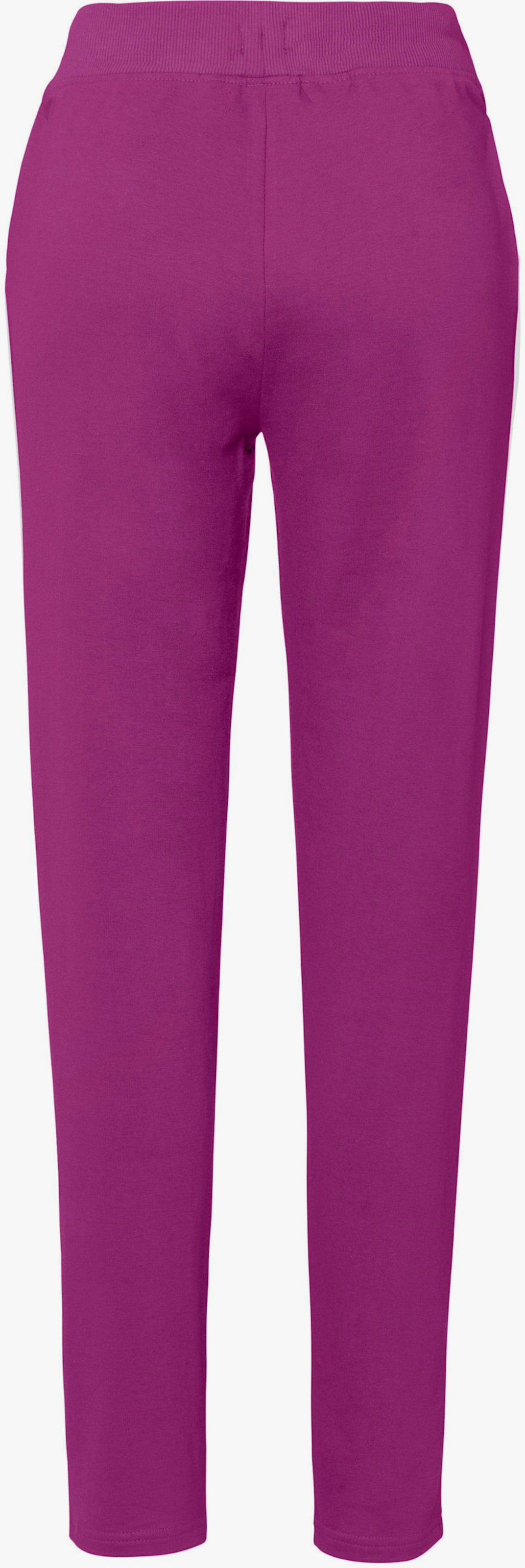 H.I.S Homewear-broek - bessenrood