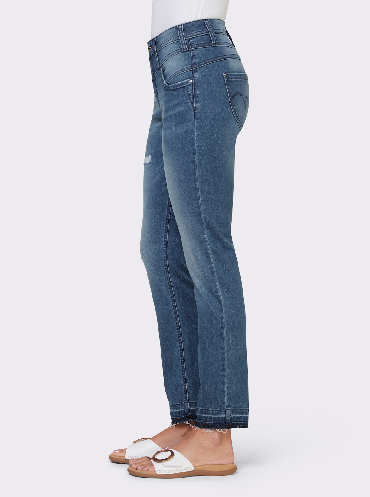 heine jeans - blue-bleached
