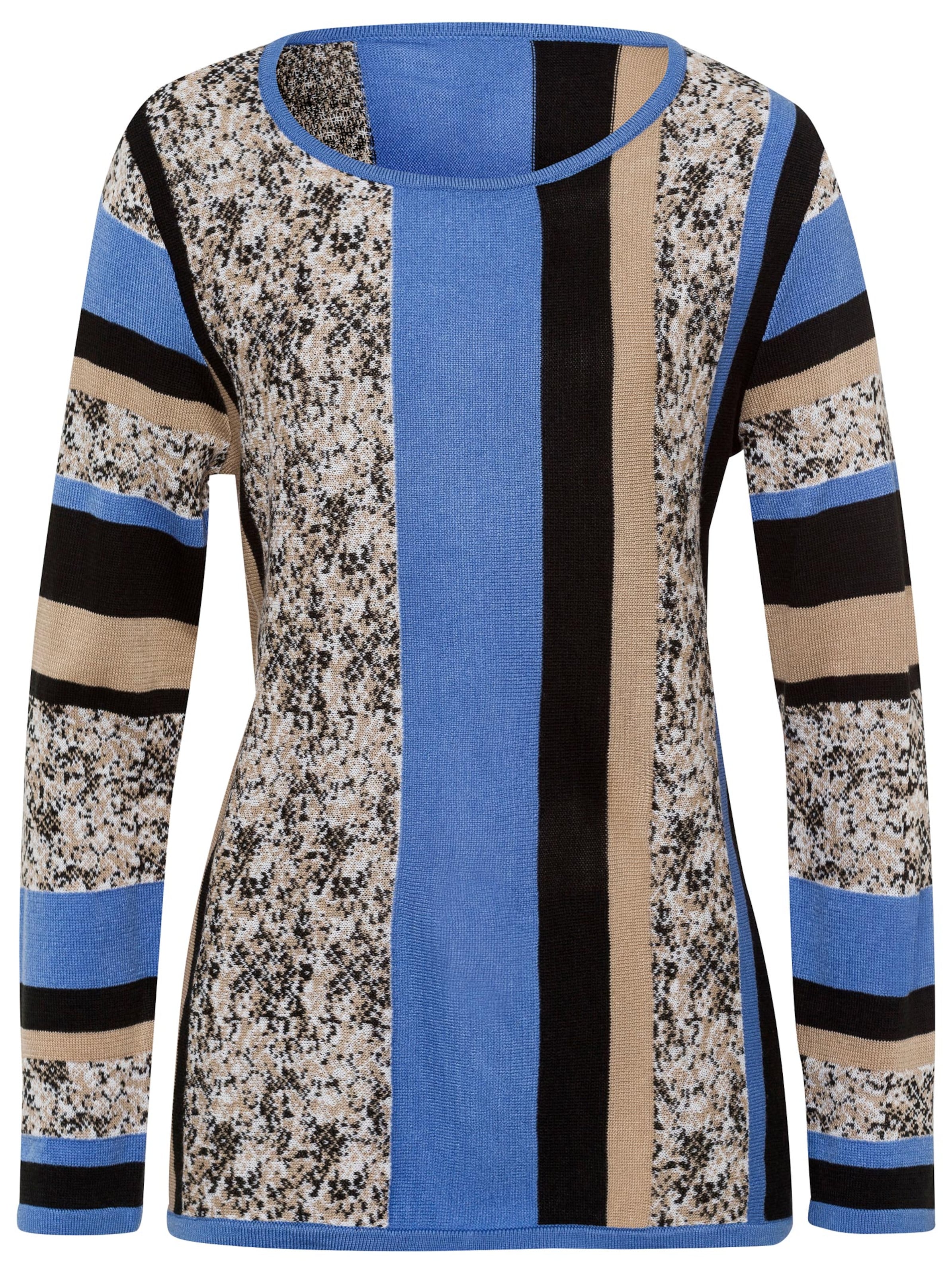 Pullover - kornblume-gemustert