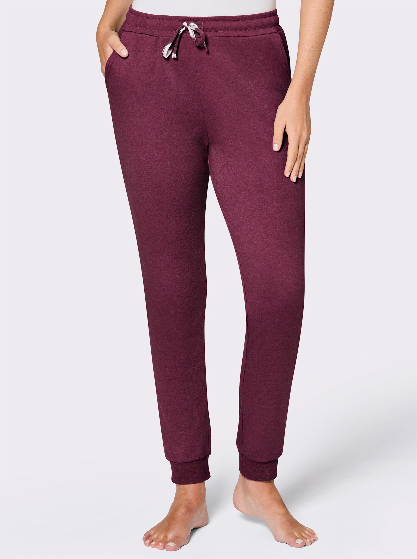 feel good Dehnbund-Hose - bordeaux