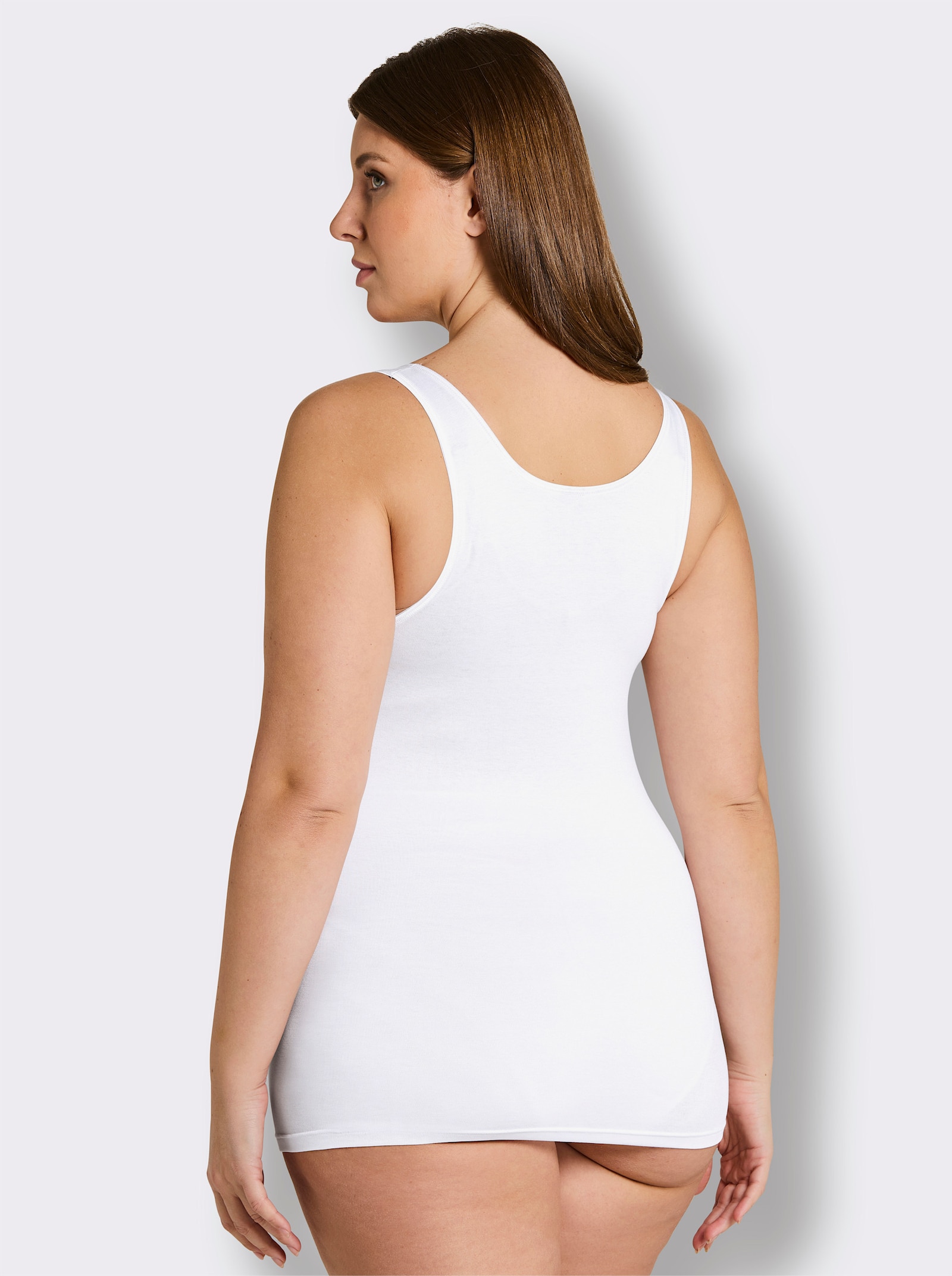 wäschepur Achselhemd in Modal-Qualität - weiß