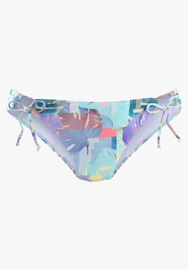 Venice Beach Bikini-Hose - lila bedruckt