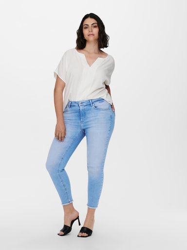 ONLY CARMAKOMA Skinny-fit-Jeans - light blue denim