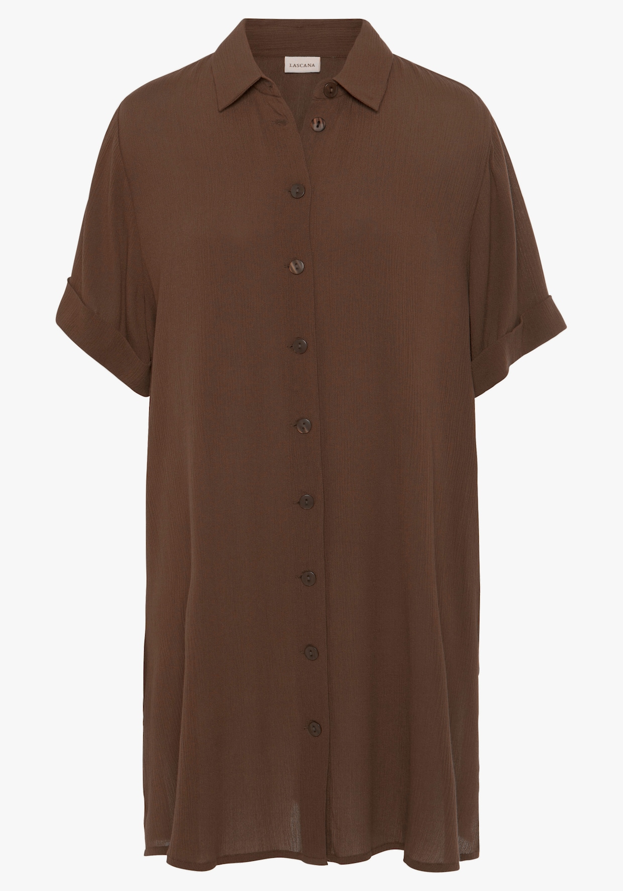 LASCANA Longline blouse - bruin