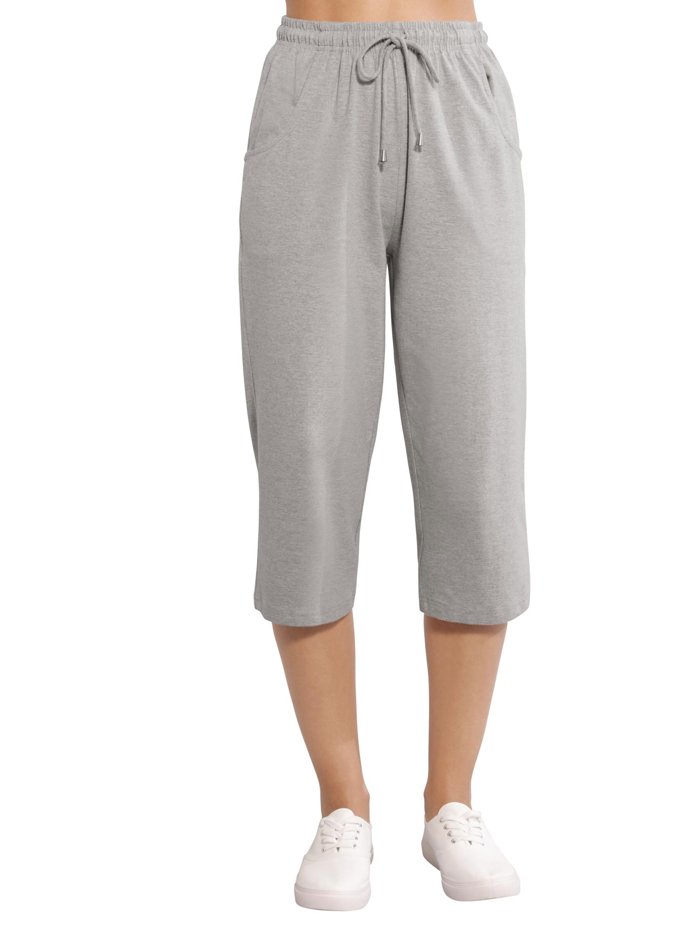 Capri-Freizeithose - grau