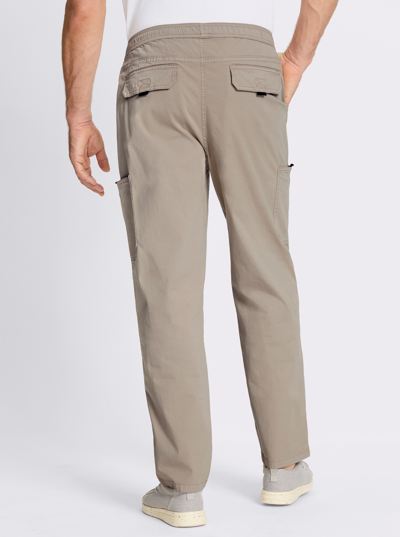 Schlupfhose 4 Taschen mit Klettverschluss - sesam