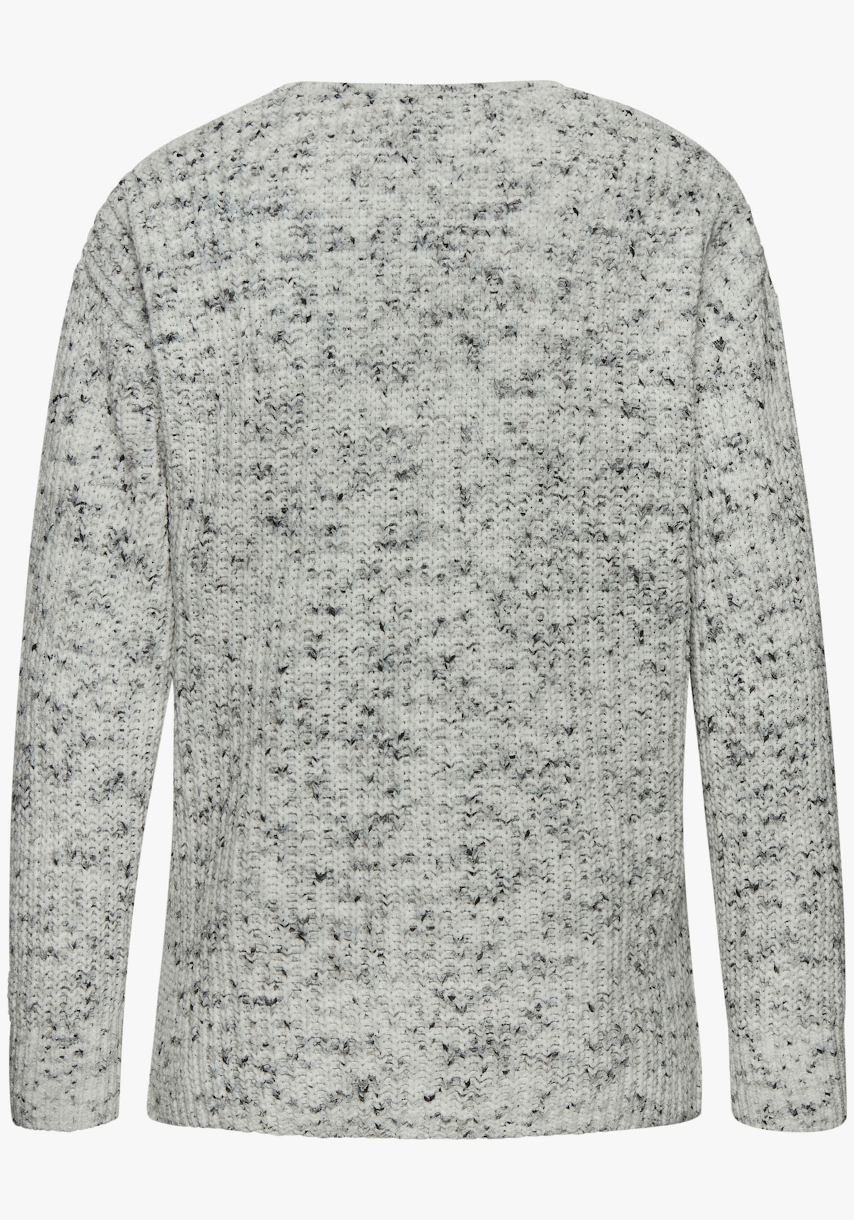 Buffalo V-Ausschnitt-Pullover - grau-creme