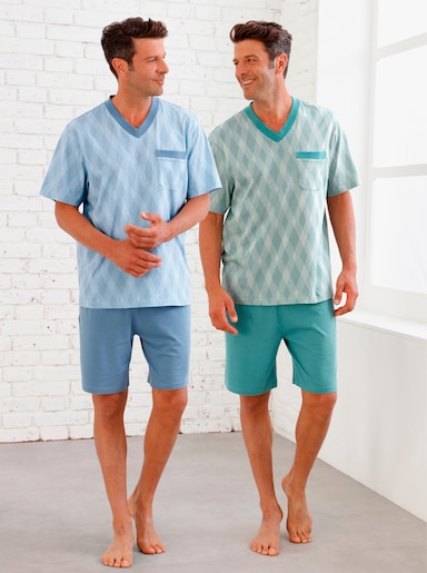 KINGsCLUB Shortys - mint + blau