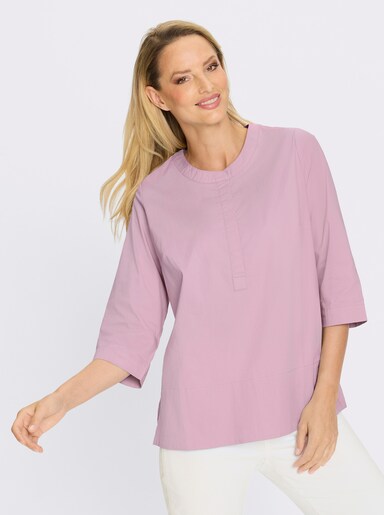 heine Baumwollbluse - rosé