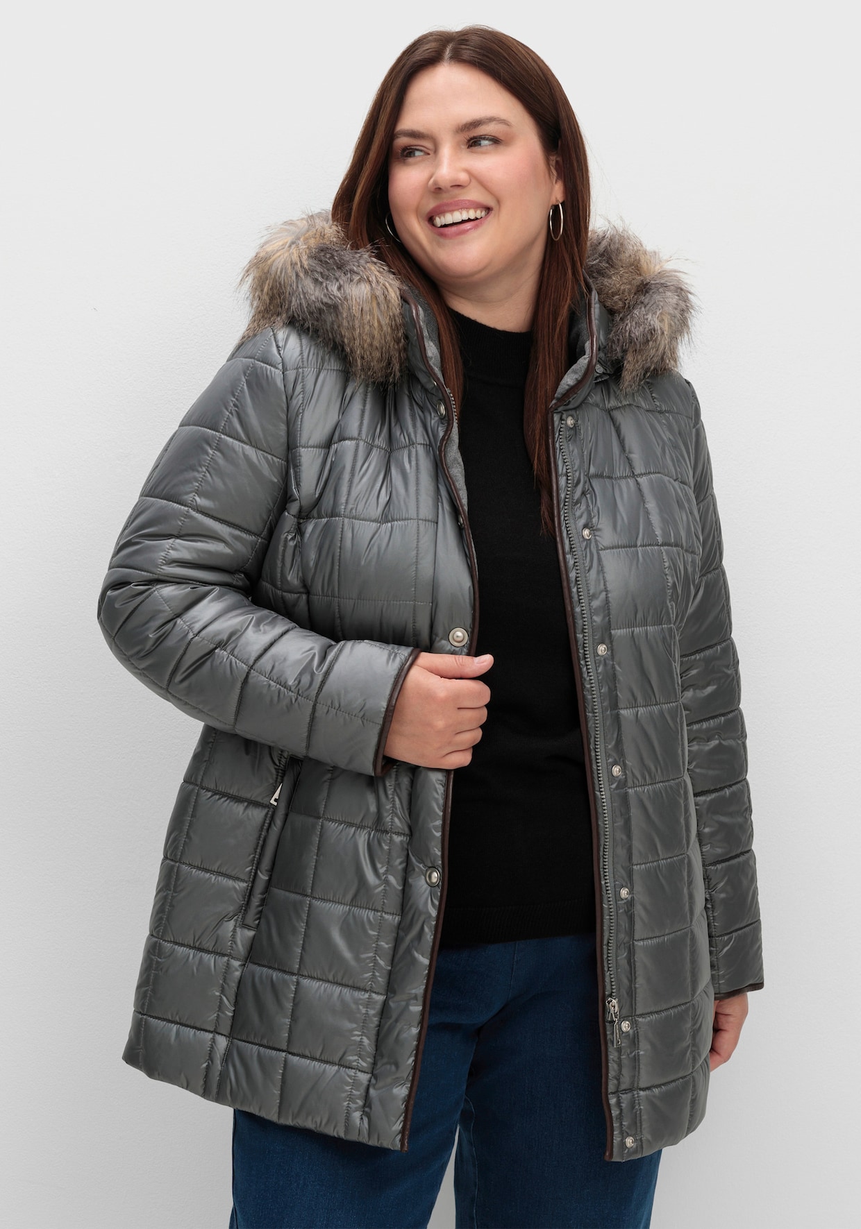 Steppjacke - grau