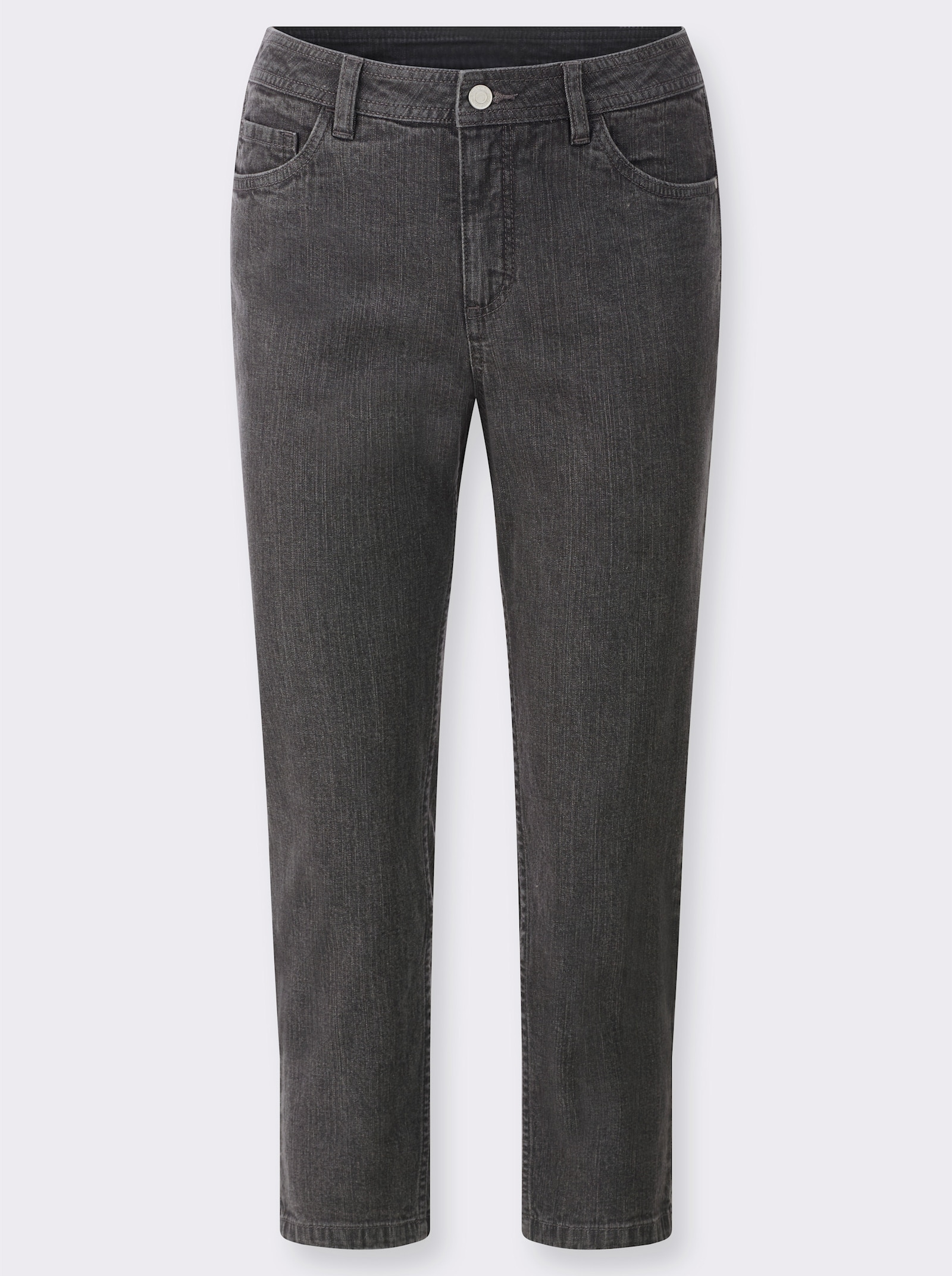 5-pocketjeans met stretch - grey-denim