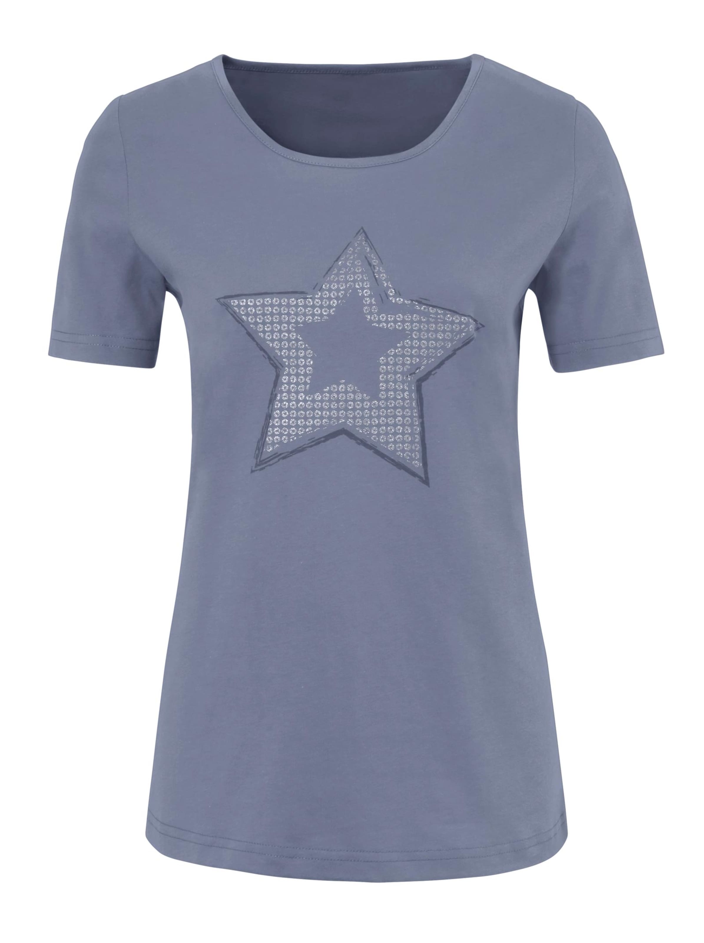 Your Look... for less! Dames Shirt duivenblauw Größe