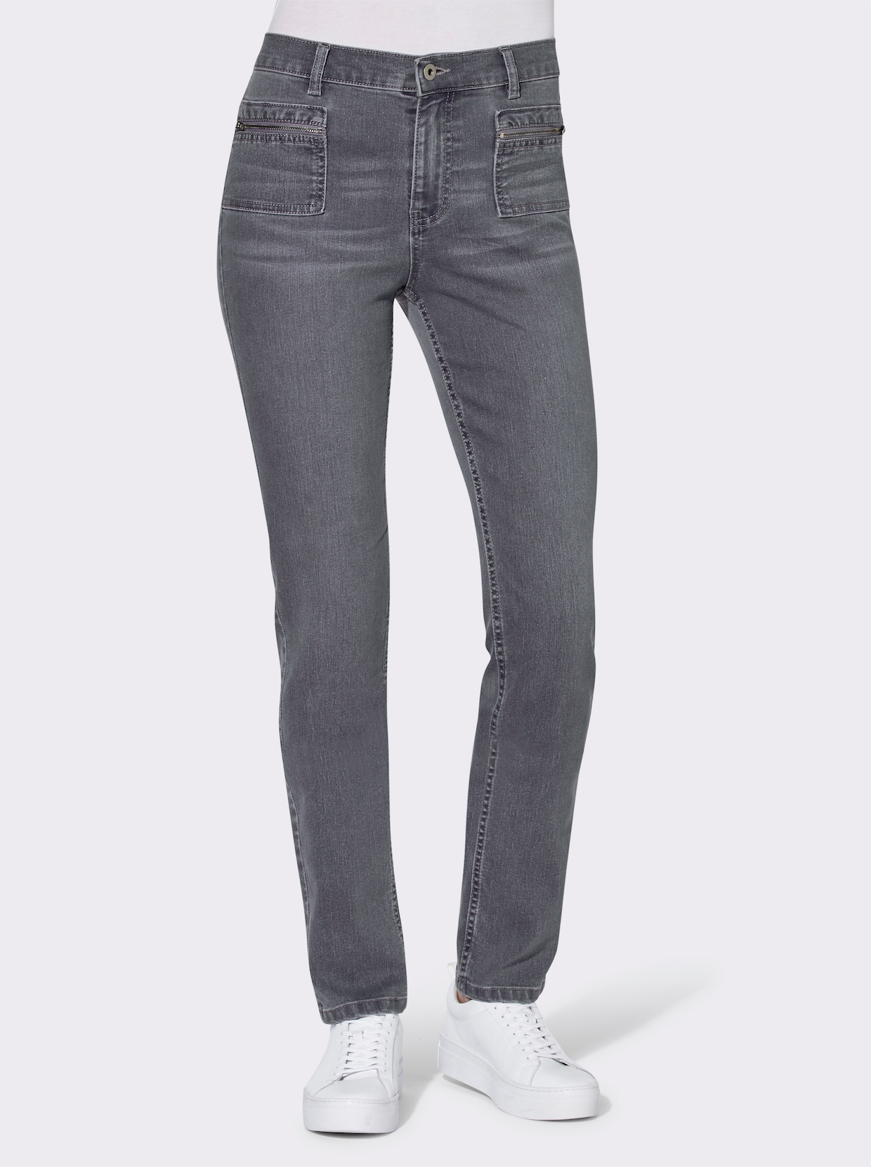 Džínsy - sivá džínsovina