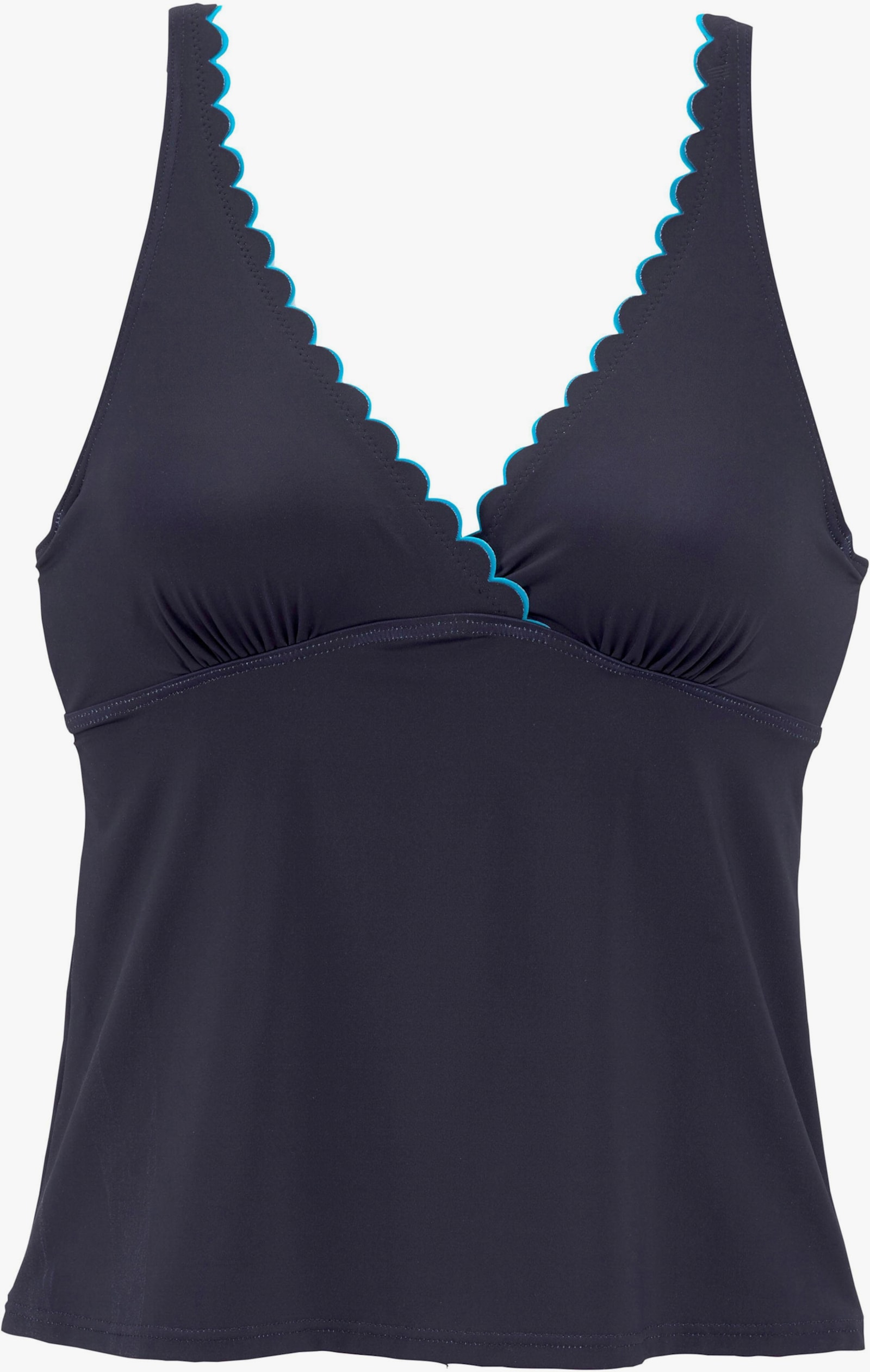 LASCANA Bügel-Tankini-Top - navy-türkis