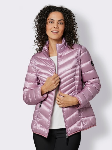 CREATION L PREMIUM 2-in-1-Daunenjacke - rosé