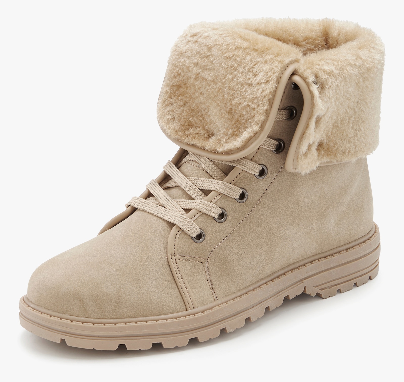 LASCANA Stiefelette - beige