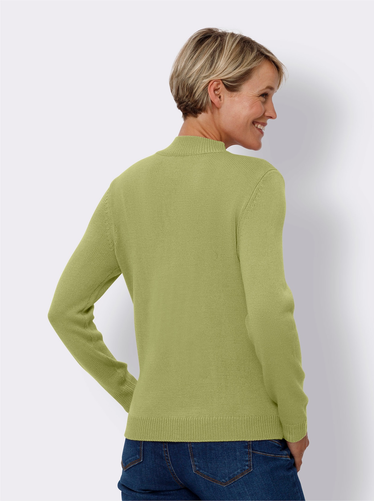 Pullover met lange mouwen - lindegroen