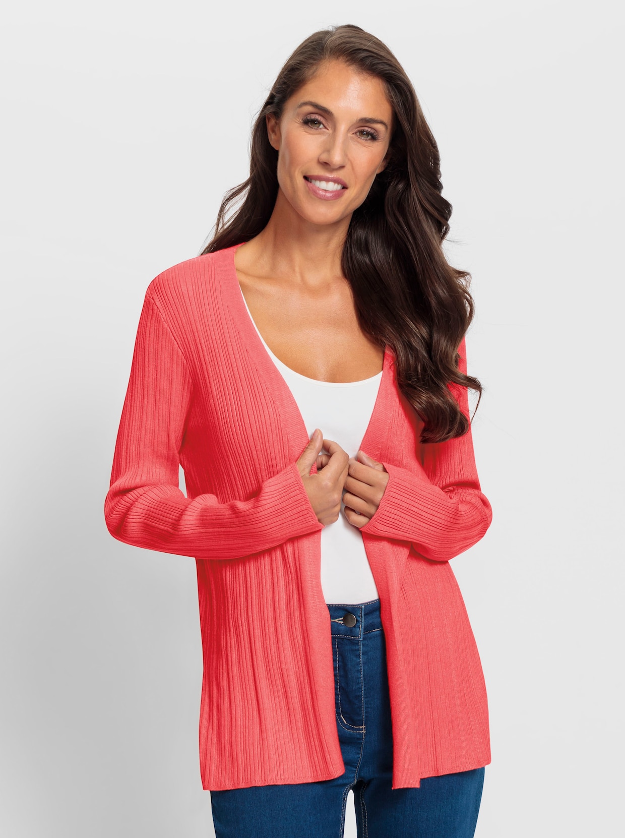 heine Cardigan - rouge
